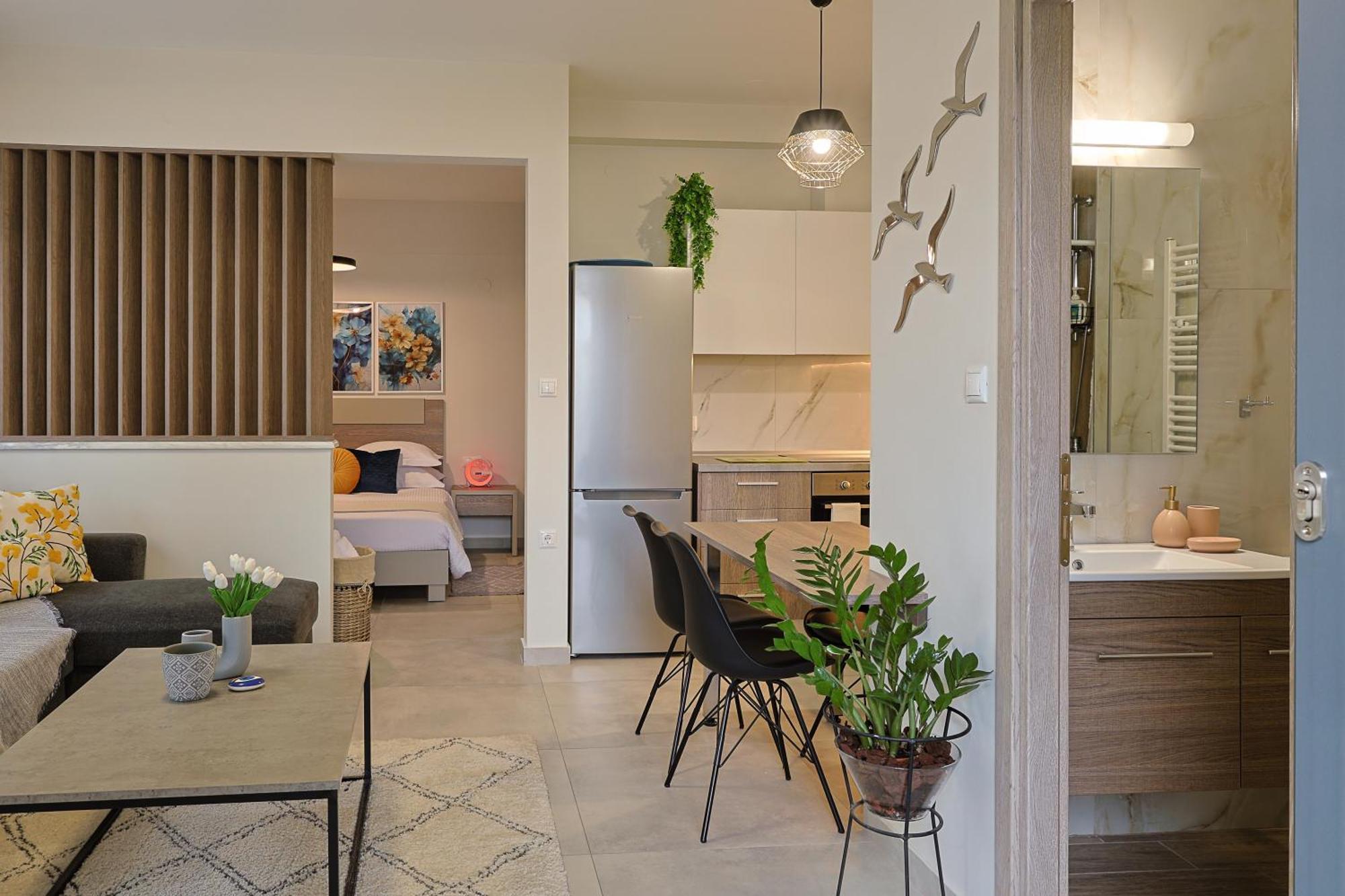 Zeta-Garden Oasis & Private Parking By Optimum Link Apartamento Kateríni Exterior foto