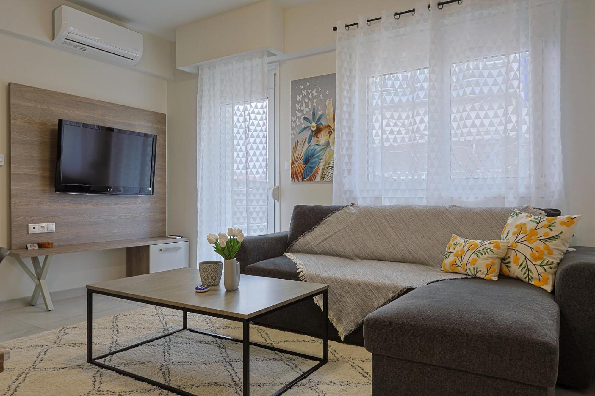 Zeta-Garden Oasis & Private Parking By Optimum Link Apartamento Kateríni Exterior foto